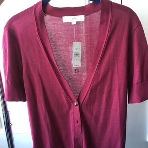 LOFT Pink Lightweight Sweater